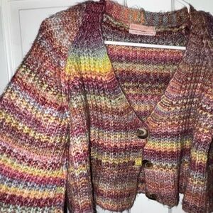Urban Outfitters Colorful Knit Cardigan